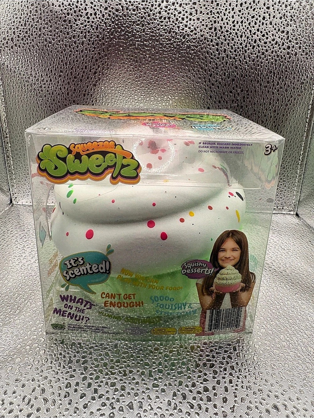 Smooshy Mushy Scented Plush Toy in White NWT